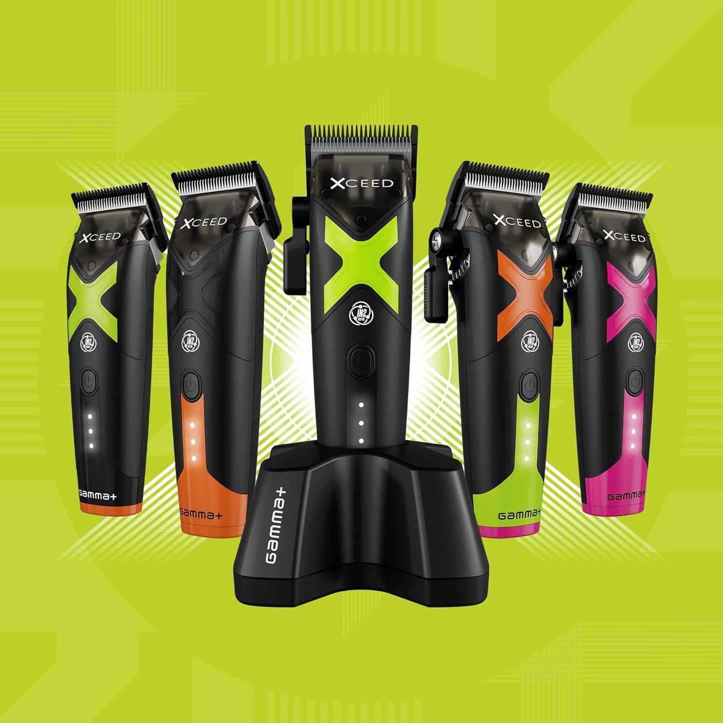 Gamma+ XCEED Professional IN2 Vector Motor Cordless Clipper