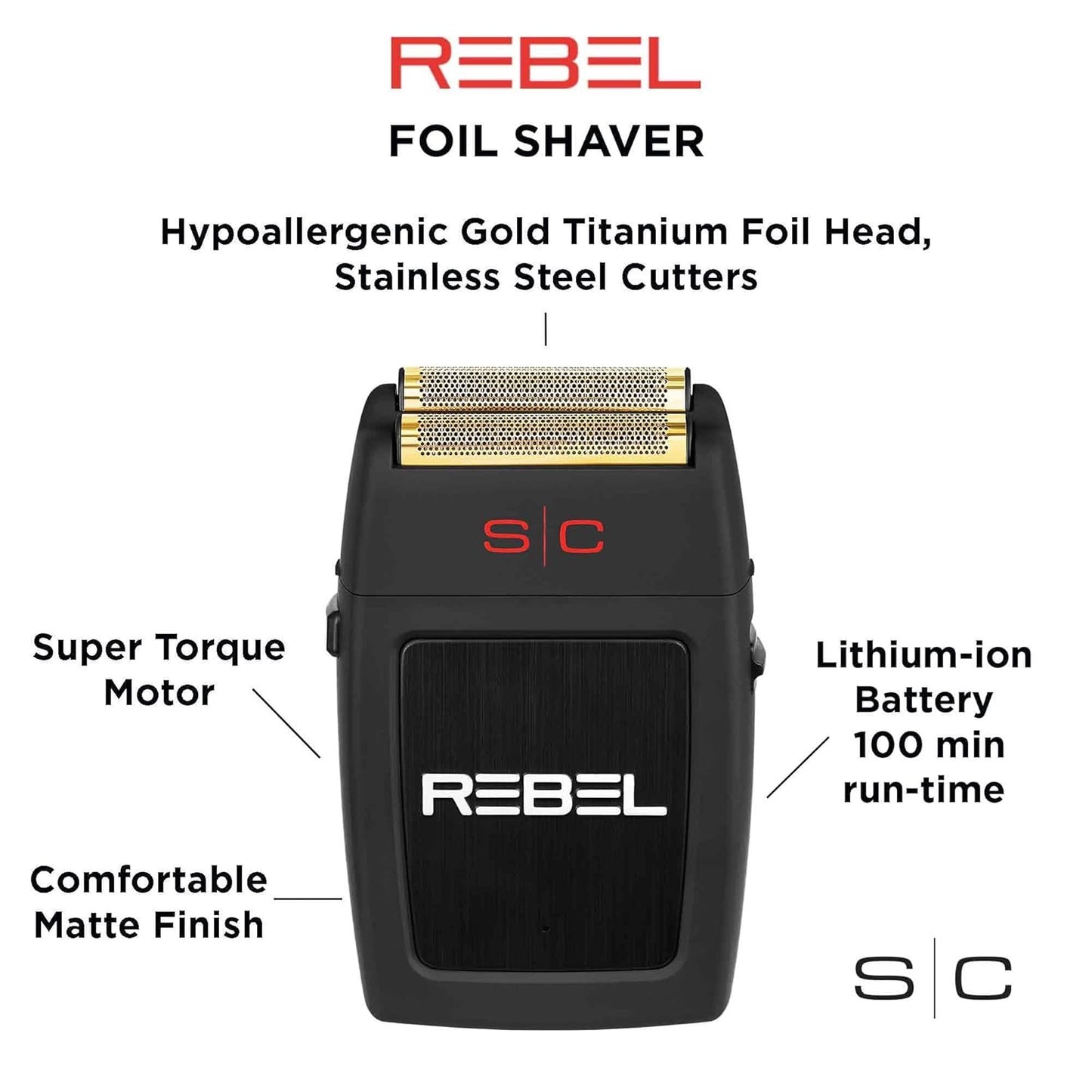 StyleCraft Rebel Professional Cordless Double Foil Shaver