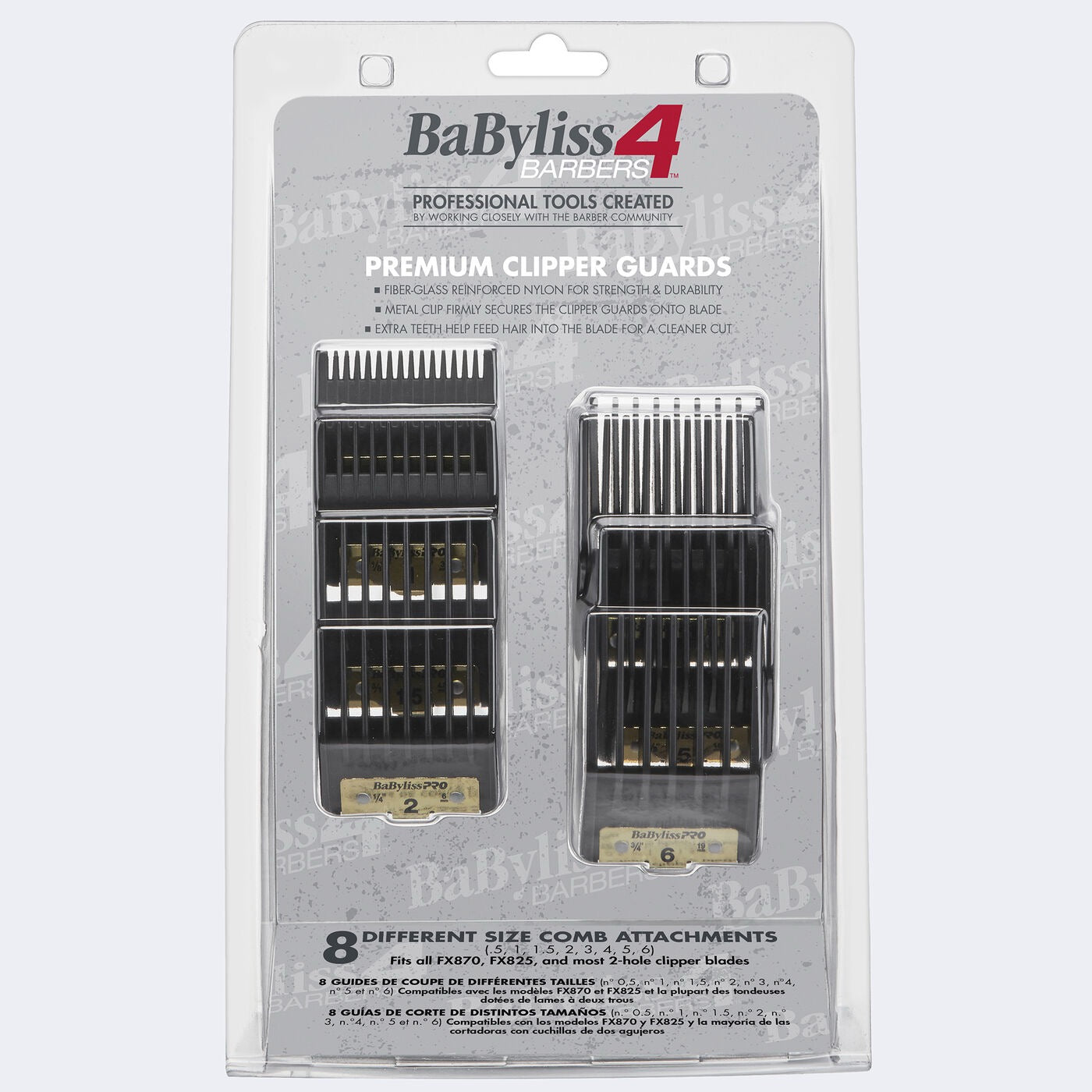 BaBylissPRO Premium Clipper Guards