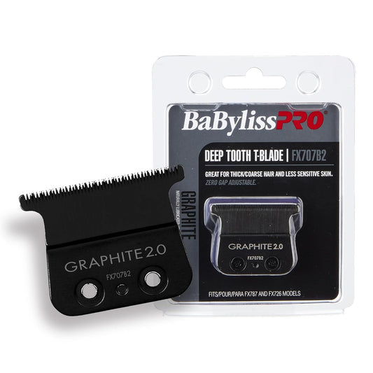 BaBylissPRO Black Graphite 2.0 Deep-Tooth T-Blade