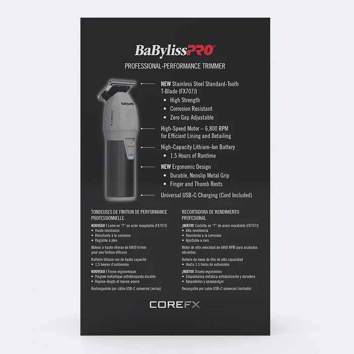 BaBylissPRO Compact CoreFX Clipper + Trimmer Combo