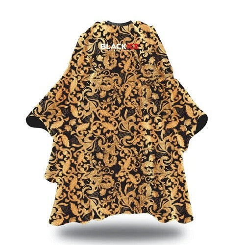 BLACK ICE PREMIUM GRAPHIC PATTERN BARBER CAPE [ MASTERPIECE ]