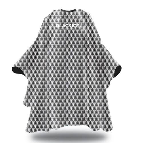 BLACK ICE PREMIUM GRAPHIC PATTERN BARBER CAPE [ GEOMATRIX ]