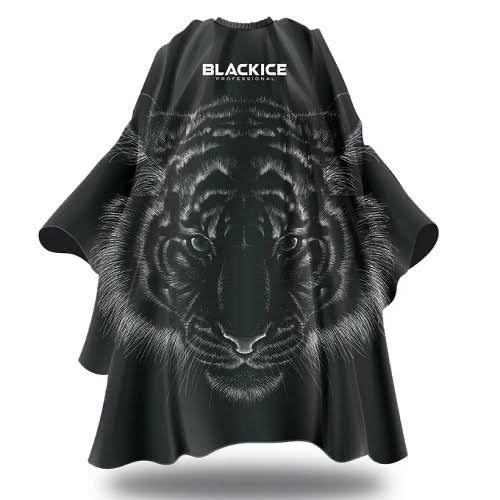 BLACK ICE PREMIUM GRAPHIC PATTERN BARBER CAPE [ BEAST ]