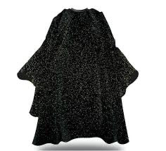 BLACK ICE PREMIUM GRAPHIC PATTERN BARBER CAPE [ RICH GOLD ]