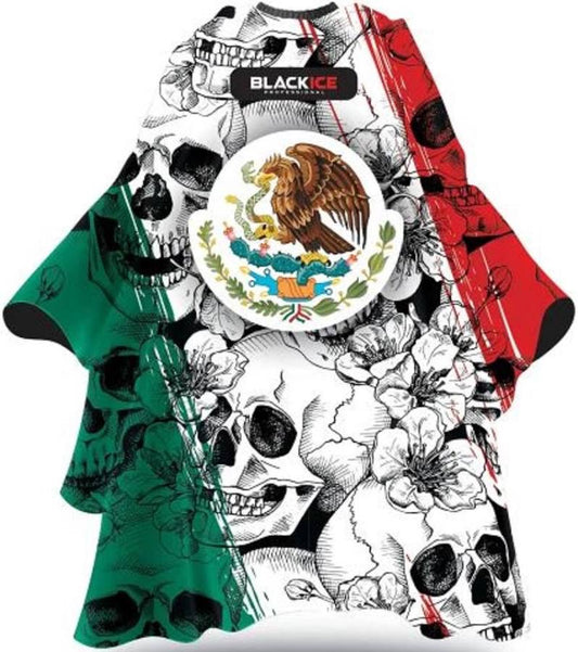 PREMIUM GRAPHIC PATTERN BARBER CAPE [ CALAVERAS ]