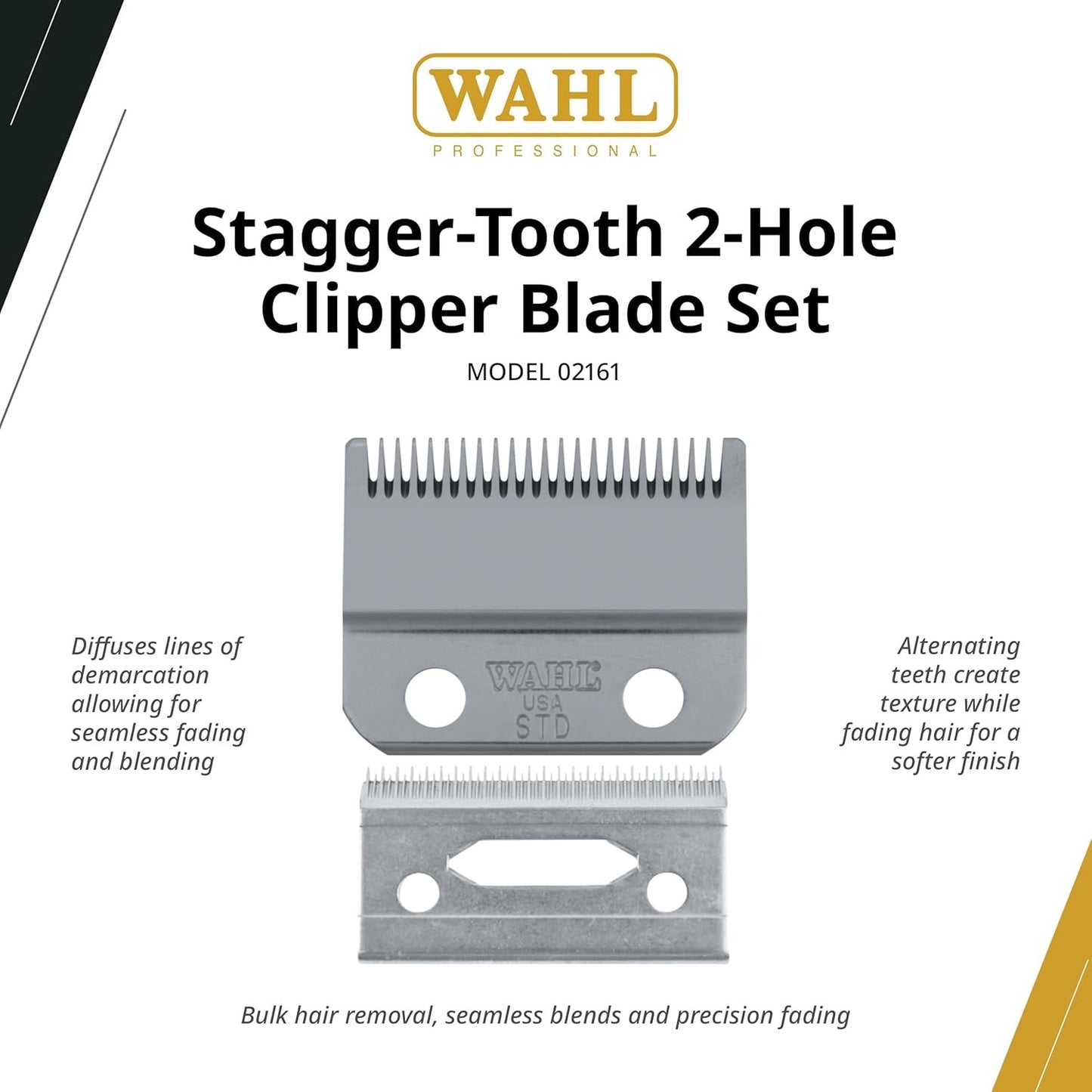 Wahl Professional 2 Hole Stagger Tooth Clipper Blade