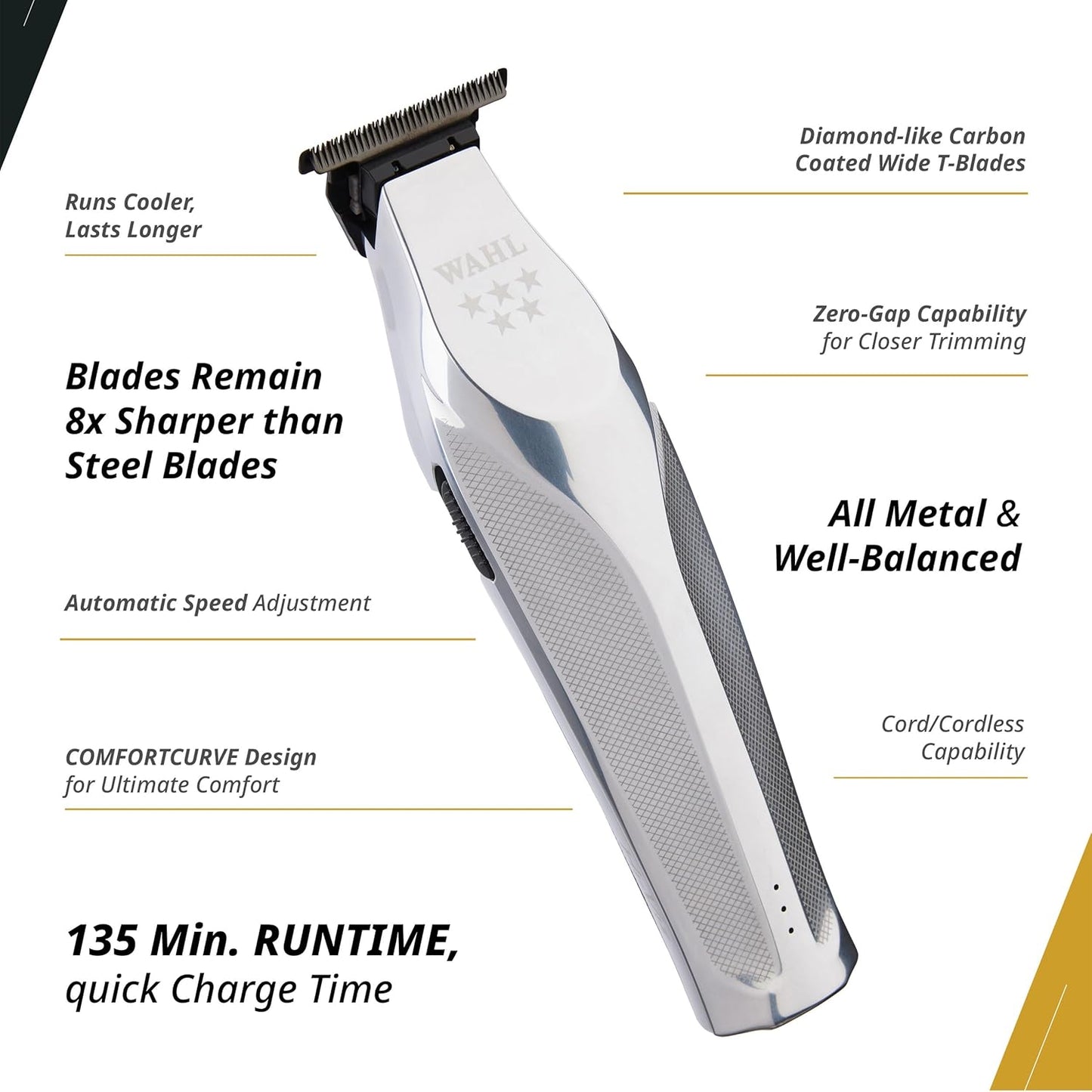 Wahl Professional Hi-Viz Cord/Cordless Trimmer