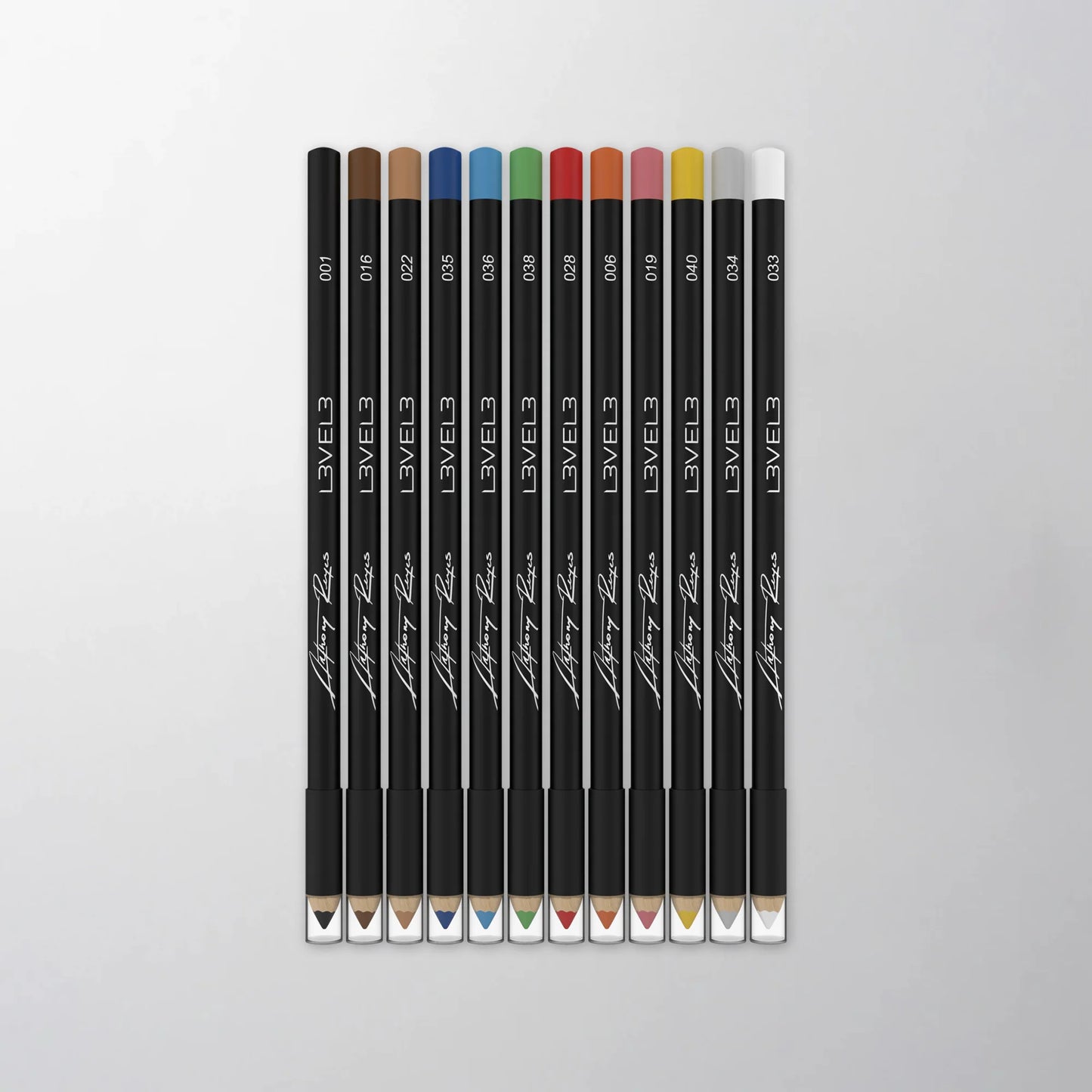 L3VEL3 Color Liner Pencils - 12 Pc